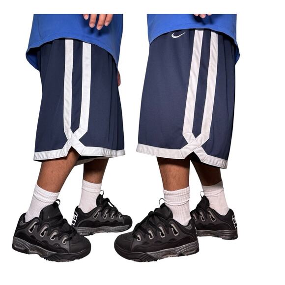 Baggy Wide Leg 2XL Nike Athletic Relaxed Fit Baggy Shorts Adam Sandler Type - Picture 1 of 6